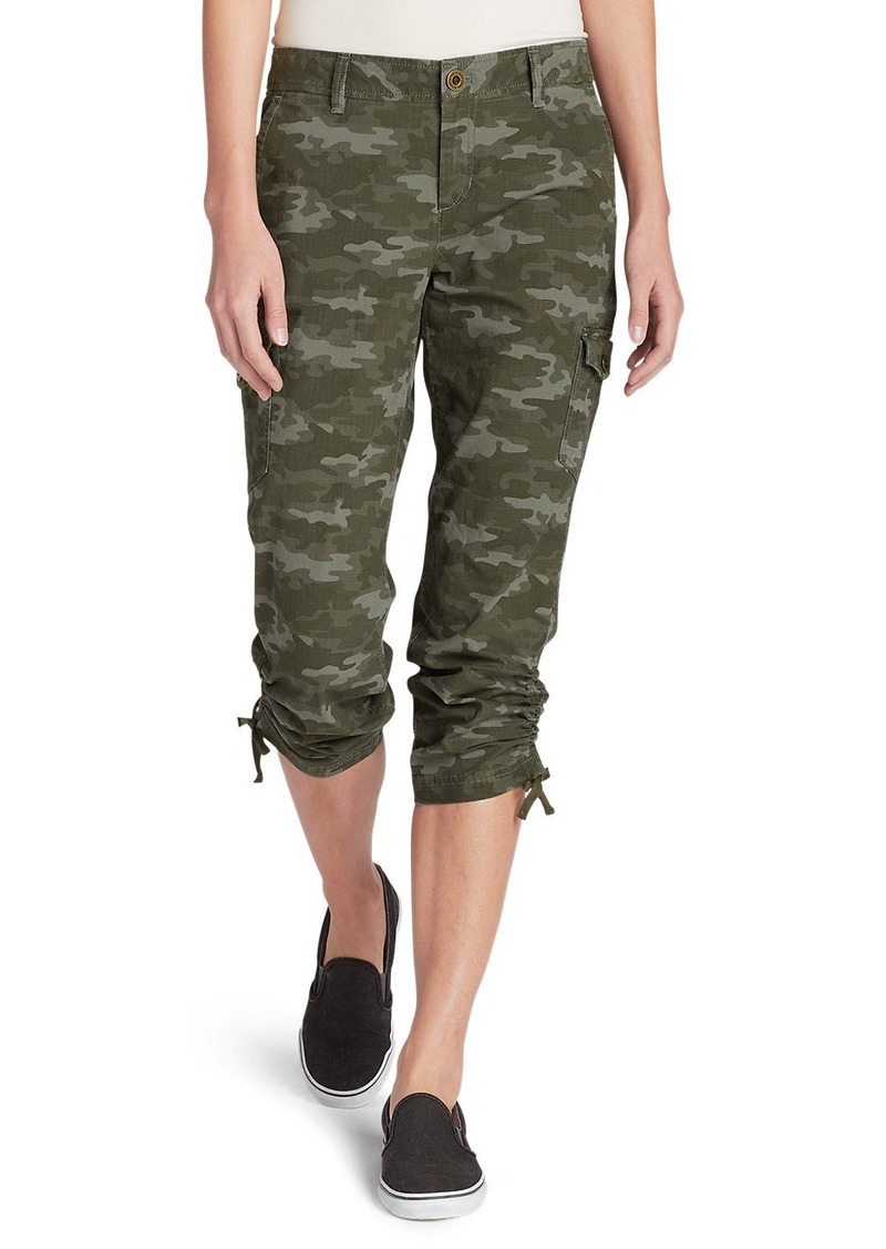 Eddie Bauer Women's Adventurer® Stretch Ripstop Cropped Cargo Pants ...
