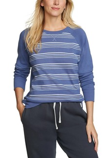 Eddie Bauer Women's Legend Wash Sweatshirt - Stripe