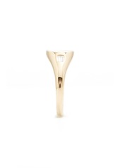 EF Collection 14k Diamond Baguette Signet Ring