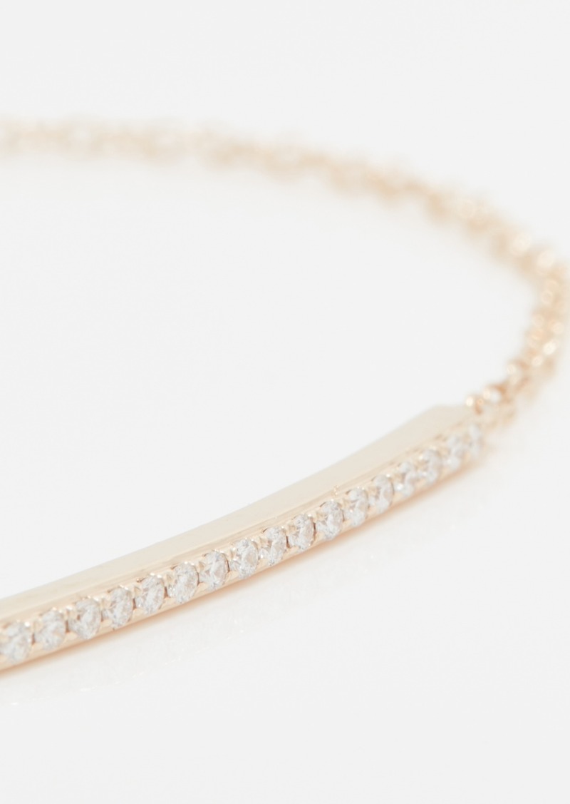 EF Collection 14k Diamond Bar Chain Bracelet
