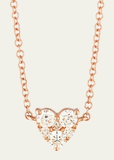 EF Collection 14k Diamond Heart Pendant Necklace