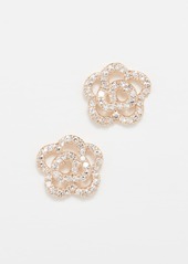 EF Collection 14k Diamond Rose Stud Earrings