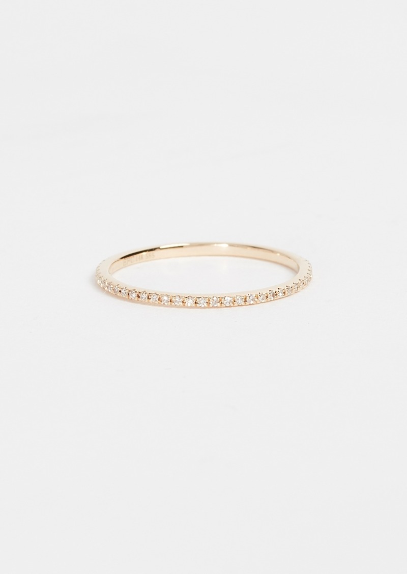 EF Collection 14k Gold Diamond Eternity Stack Ring