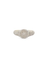Ef Collection 14K Yellow Gold Diamond Pave Ring