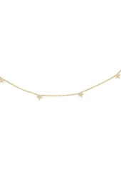 EF COLLECTION 7 Diamond Sparkle Necklace