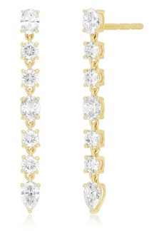 EF Collection Carrie Diamond Drop Earrings