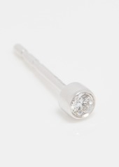 EF Collection Diamond Bezel Single Stud Earring