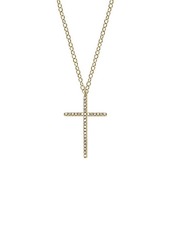 EF Collection Diamond Cross Pendant Necklace