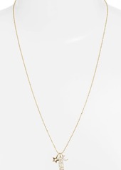 EF Collection Diamond Dream Charm Necklace in Yellow Gold/Diamond at Nordstrom