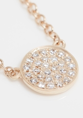 EF Collection Diamond Mini Disc Necklace