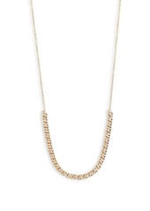 EF Collection Diamond Twist Frontal Necklace