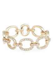 EF Collection Flexible Chain Link Diamond Ring