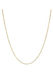 EF Collection Gold Faceted Chain Necklace in Yellow Gold at Nordstrom