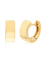EF Collection Huggie Hoop Earrings in 14K Yellow Gold at Nordstrom