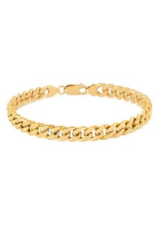 EF Collection Jumbo Curb Chain Bracelet in 14K Yellow Gold at Nordstrom