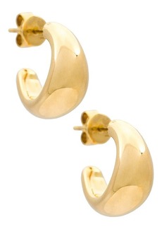 EF COLLECTION Jumbo Dome Hoop Earrings