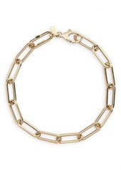 EF Collection Jumbo Lola Chain Bracelet in 14K Yellow Gold at Nordstrom