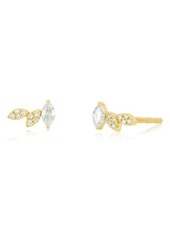 EF Collection Marquise Diamond Stud Earrings