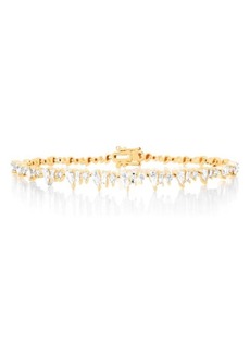 EF Collection Multifaceted Diamond Eternity Bracelet in 14K Yellow Gold at Nordstrom