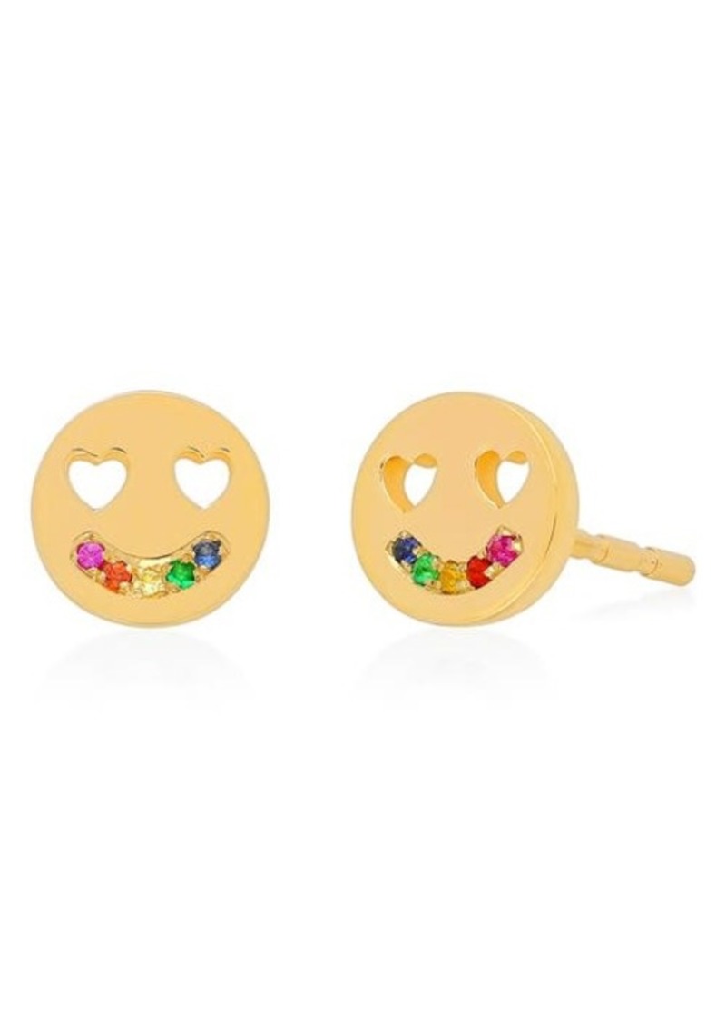 EF Collection Rainbow Happiness Stud Earring