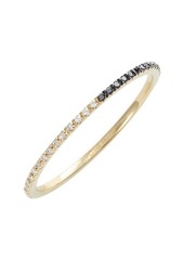EF Collection Two-Tone Diamond Eternity Ring in Yellow Gold at Nordstrom