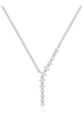 EF Collection Waterfall Prong Set Diamond Y-Necklace