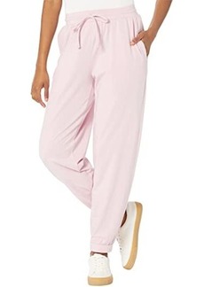Eileen Fisher Ankle Track Pants in Organic Cotton Stretch Jersey