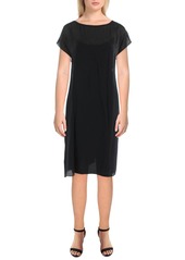 Eileen Fisher Ballet Womens Silk Boxy Shift Dress