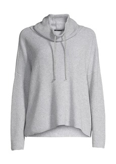 Eileen Fisher Boxy Waffle-Knit Pullover