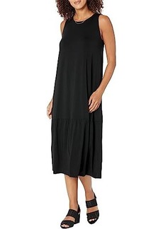 Eileen Fisher Calf Length Tiered Dress