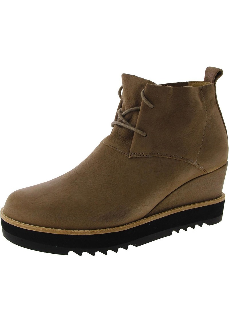 Eileen Fisher Capa Womens Nubuck Ankle Booties