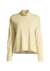 Eileen Fisher Cashmere Boxy Mock-Turtleneck Sweater
