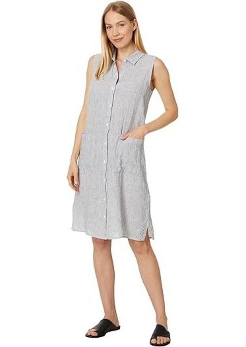 Eileen Fisher Plus Size Classic Collar Dress