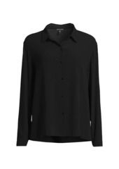 Eileen Fisher Classic Silk Easy Shirt