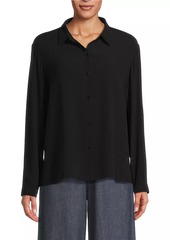 Eileen Fisher Classic Silk Easy Shirt