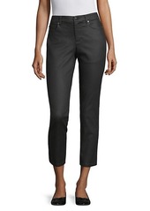 Eileen Fisher Coated Stretch Ankle Jeans