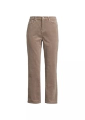 Eileen Fisher Corduroy High-Rise Straight Pants