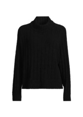 Eileen Fisher Cotton-Cashmere Turtleneck Sweater