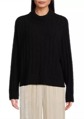 Eileen Fisher Cotton-Cashmere Turtleneck Sweater