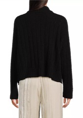 Eileen Fisher Cotton-Cashmere Turtleneck Sweater