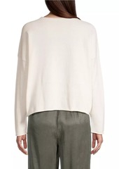 Eileen Fisher Cotton Crewneck Sweater