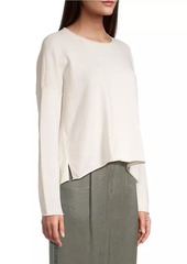 Eileen Fisher Cotton Crewneck Sweater