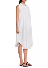 Eileen Fisher Cotton Sleeveless Shirtdress