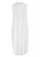 Eileen Fisher Cotton Sleeveless Shirtdress