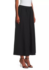 Eileen Fisher Cotton Wide-Leg Crop Pants