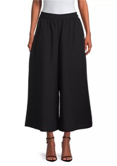 Eileen Fisher Cotton Wide-Leg Crop Pants