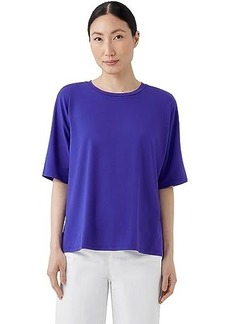 Eileen Fisher Crew Neck Boxy Tee