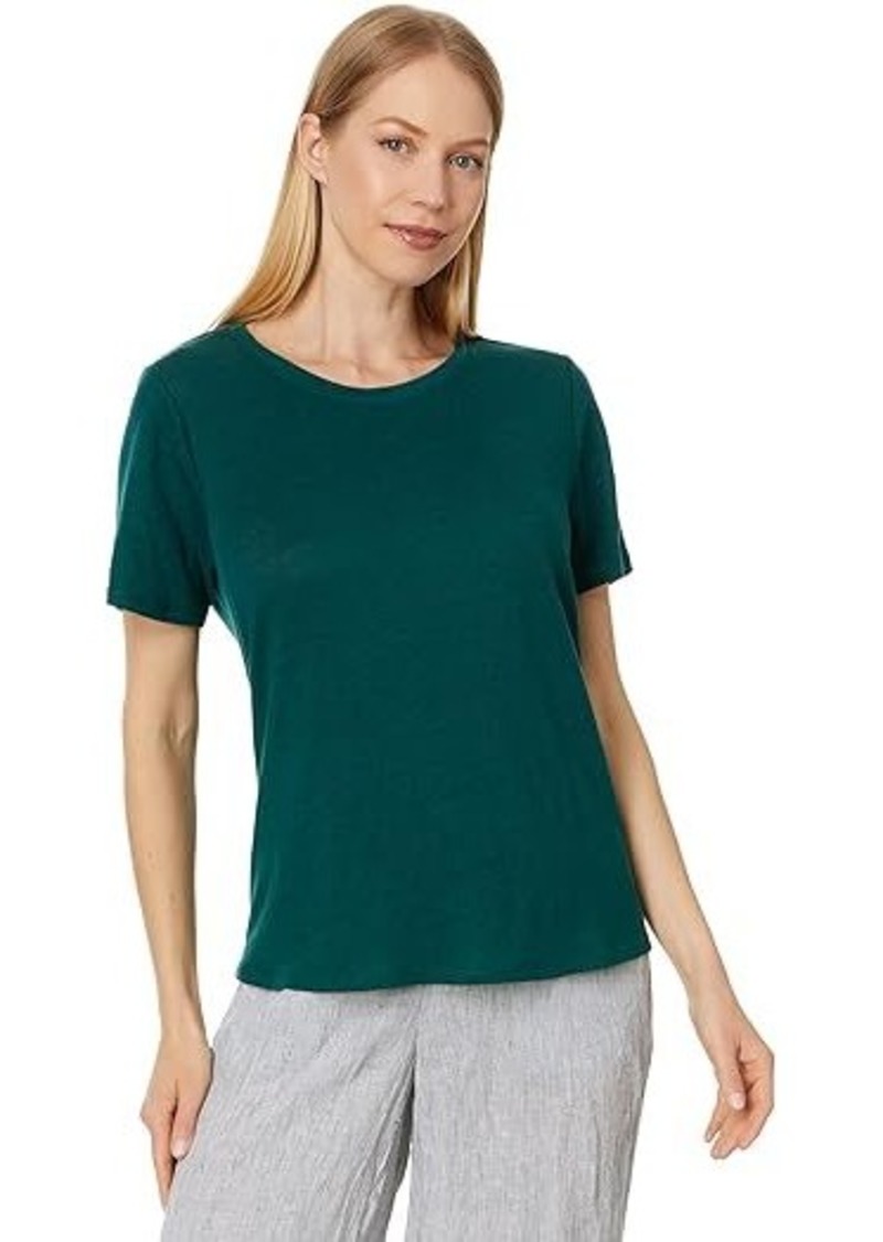 Eileen Fisher Crew Neck Short Sleeve Tee