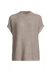 Eileen Fisher Crochet Wool Top