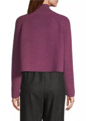 Eileen Fisher Cropped Wool Turtleneck